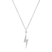 Diamond Lightning Strike Necklace