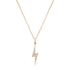 Diamond Lightning Strike Necklace