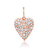 Little Love Scattered Diamond Heart Charm Pendant