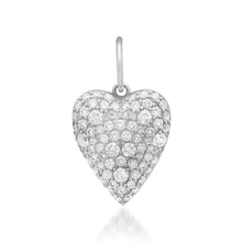 Little Love Scattered Diamond Heart Charm Pendant