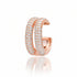 Double Pave Row Diamond Ear Cuff