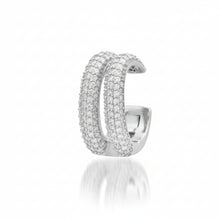 Double Pave Row Diamond Ear Cuff