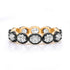 Diamond Oval Eternity Band with Black Rhodium