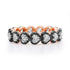 Diamond Hearts Eternity Band with Black Rhodium
