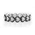 Diamond Hearts Eternity Band with Black Rhodium