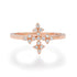 Gothic Pave Diamond Cross Ring