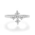Gothic Pave Diamond Cross Ring