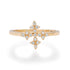 Gothic Pave Diamond Cross  Ring