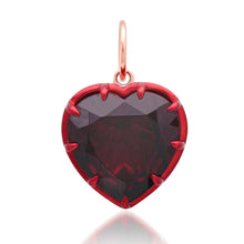 Whimsy Large Gemstone Heart Charm