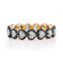 Diamond Hearts Eternity Band with Black Rhodium