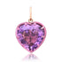 Whimsy Large Gemstone Heart Charm