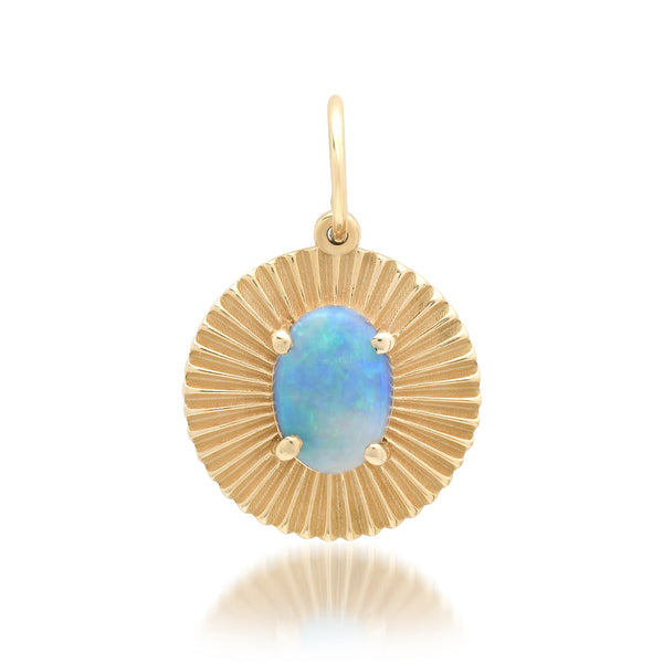 Joy Light Charm with Opal