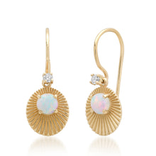 Joylight Earrings with Opals & Diamonds