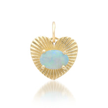 Love Light Charm with Opal