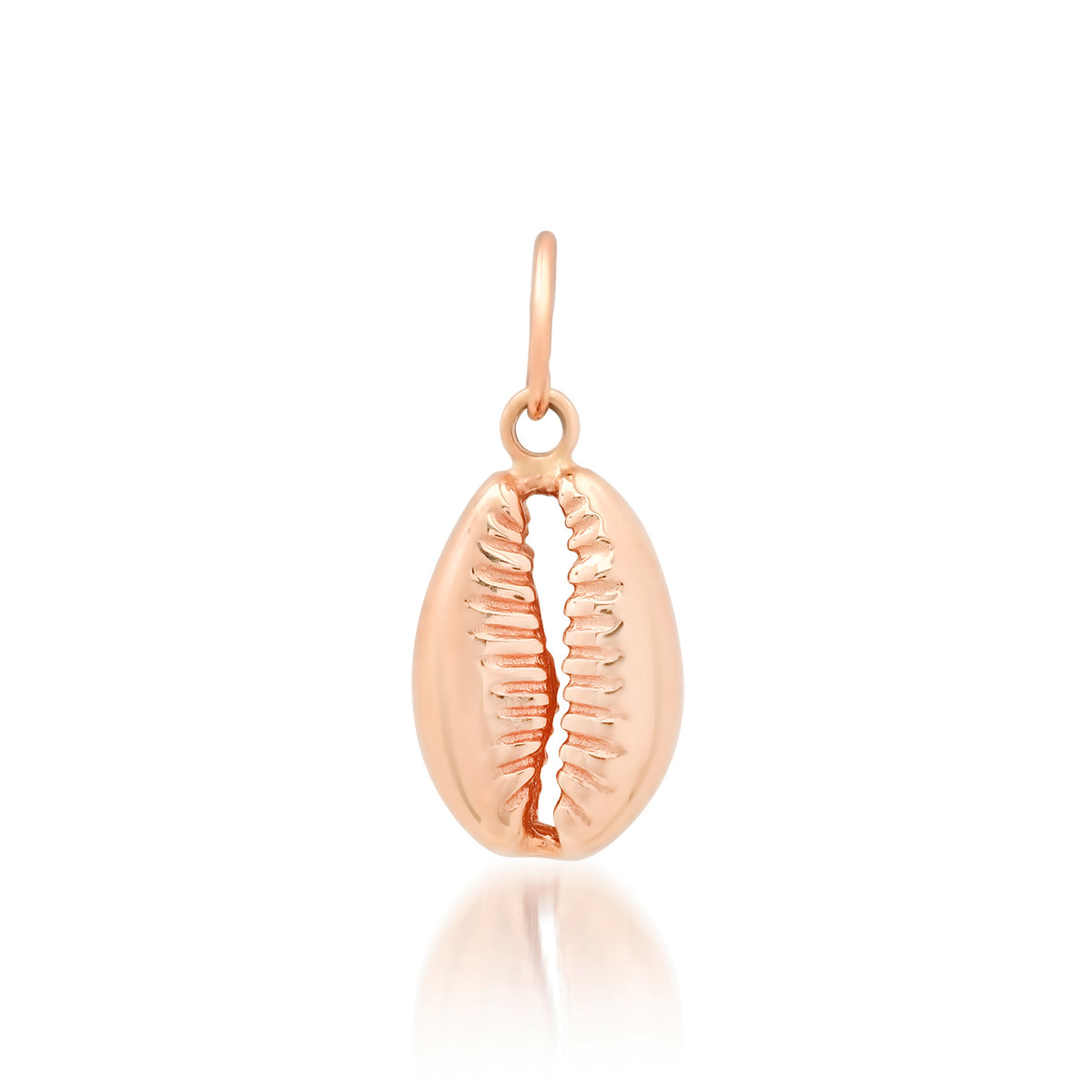Sleek & Petite Gold Cowrie Charm