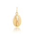 Sleek & Petite Gold Cowrie Charm