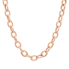 Large Oval Link Gold Chain Necklace