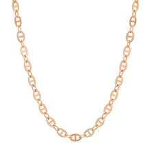 Ultra Flat Mariner Link Gold Chain Necklace