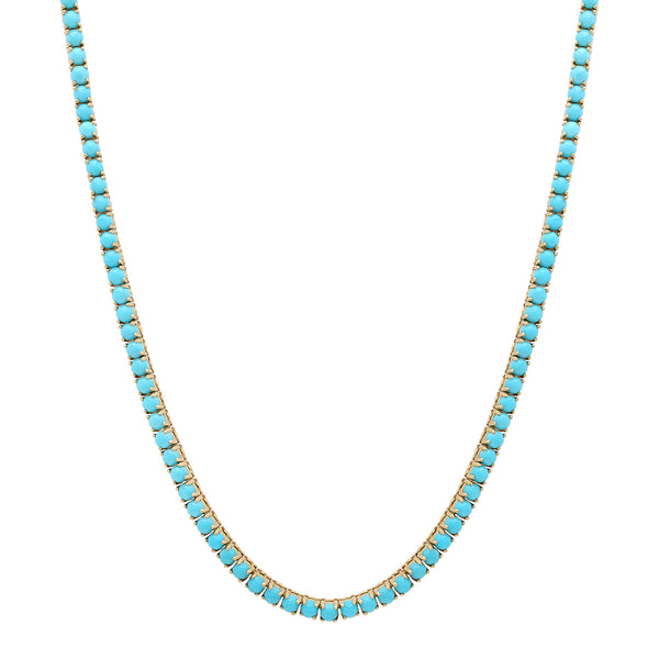 Essential Turquoise Tennis Necklace