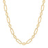 Flat Mariner & Long Link Gold Chain Necklace