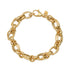 Bold Double Link Gold Chain Bracelet