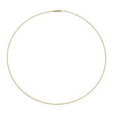 Thin Gold Wire Collar Necklace