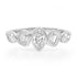 Graduated Multi-Shape Diamond Bezel Ring