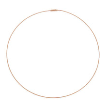 Thin Gold Wire Collar Necklace
