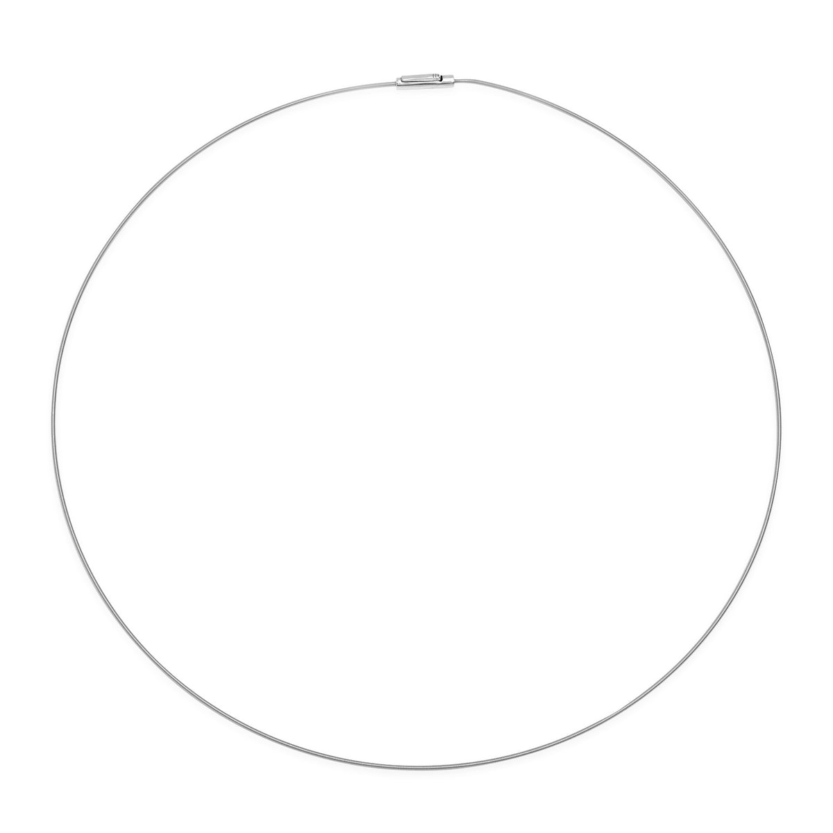 Thin Gold Wire Collar Necklace