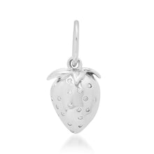 Ripe with Diamonds Tiny Strawberry Charm