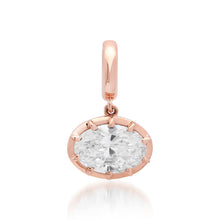 Lab Grown Oval Diamond Cut Georgian Set Charm