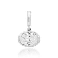 Lab Grown Oval Diamond Cut Georgian Set Charm
