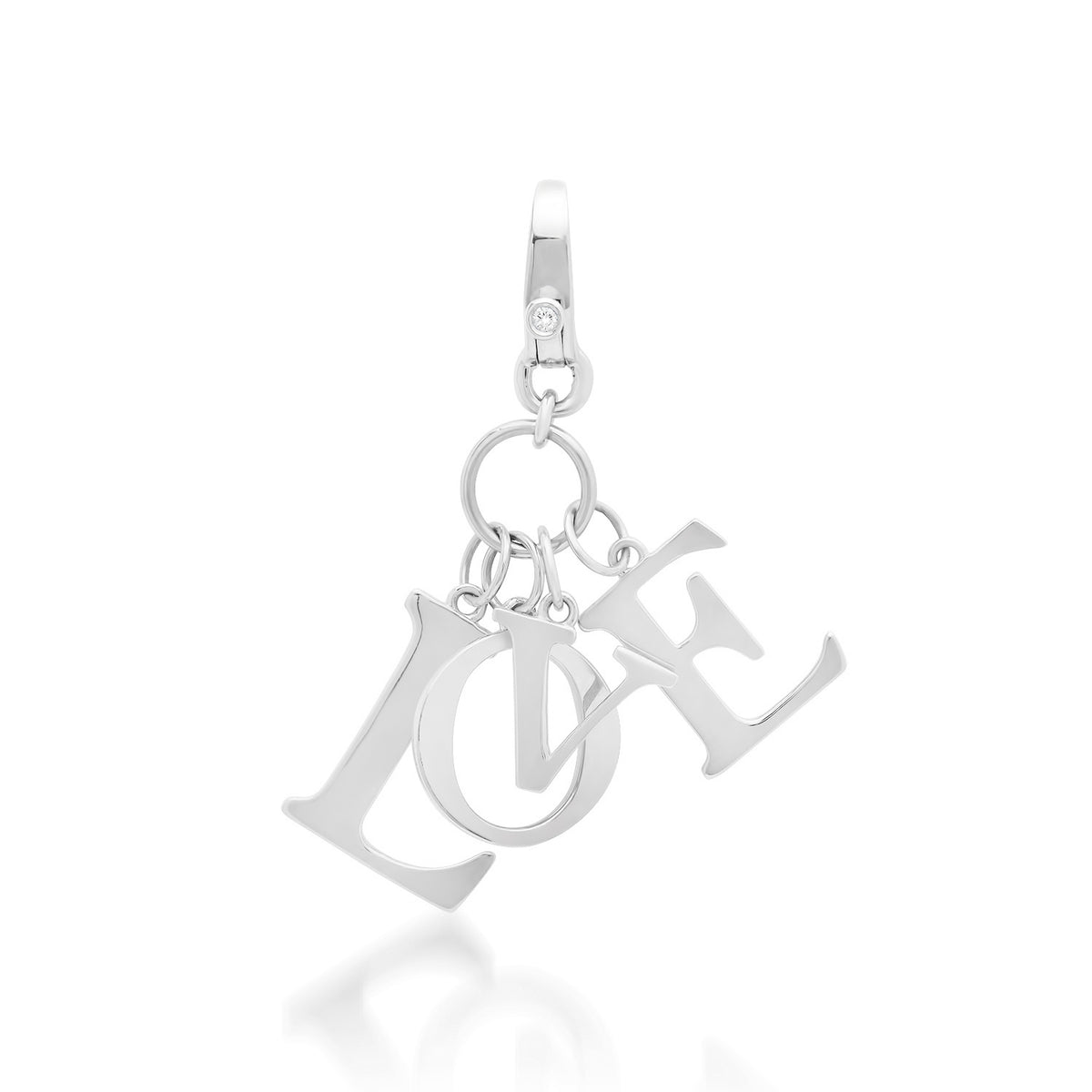 Gold Love Letter Dangle Charm
