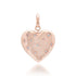 Rainbow Mixed Gemstone Statement Heart Charm