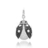 Black Diamond & Pearl Lucky Ladybug Charm