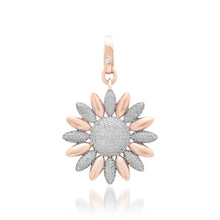 Statement Pave Diamond & Gold Alternating Sunflower Charm