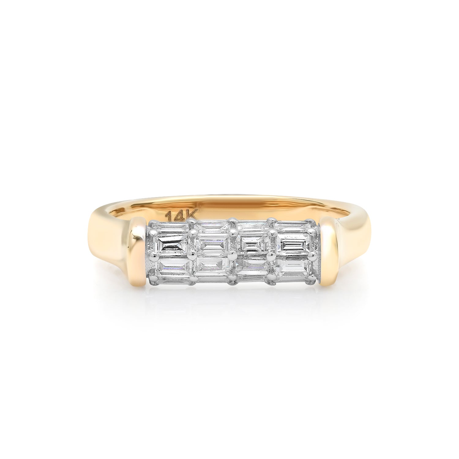 Diamond Baguette Bar Ring