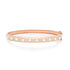 Skinny Pearl & Diamond Bangle Bracelet