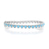 Turquoise or Coral Endless Hearts Bangle Bracelet