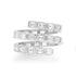 Diamond Baguette Statement Spiral Ring