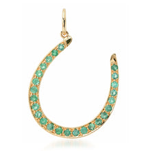 Diamond or Gemstone Lucky Me Horseshoe Charm