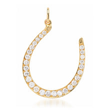 Diamond or Gemstone Lucky Me Horseshoe Charm