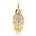 Diamond Skull Head Charm