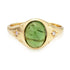 Tourmaline Starburst Signet Ring