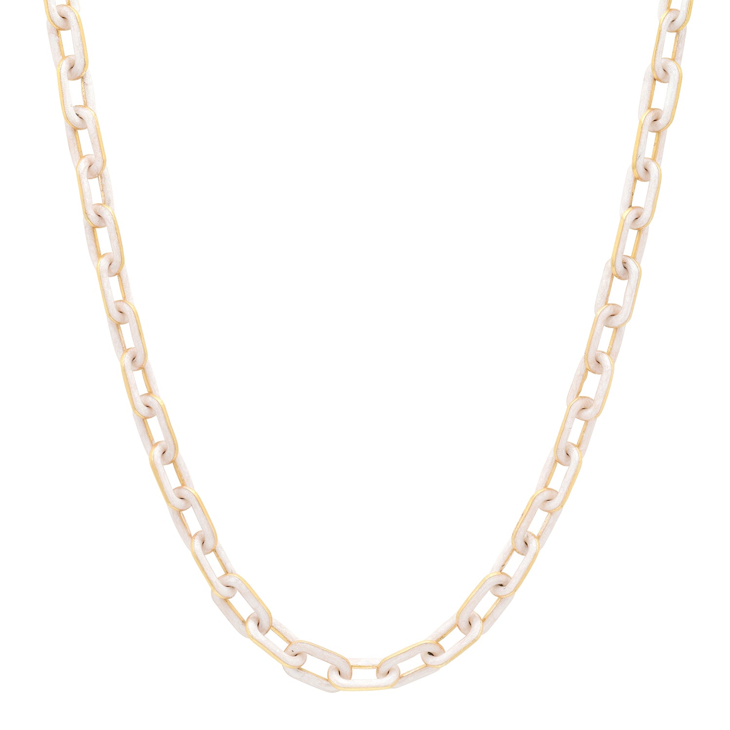 The Micro Minnie Enamel Chain Necklace