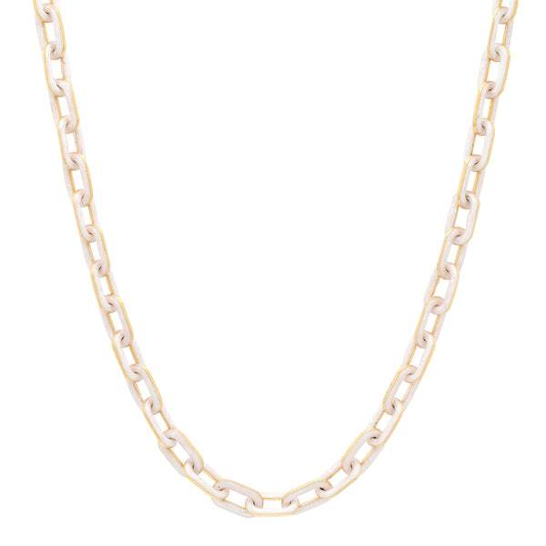 The Micro Minnie Enamel Chain Necklace