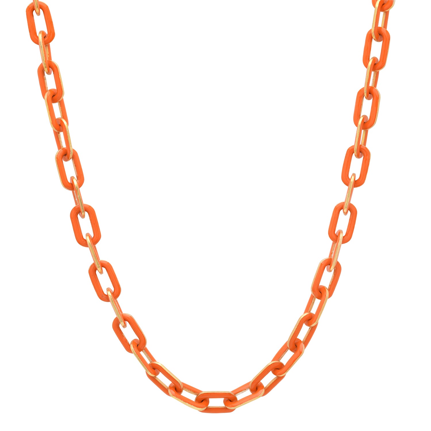 The Micro Minnie Enamel Chain Necklace