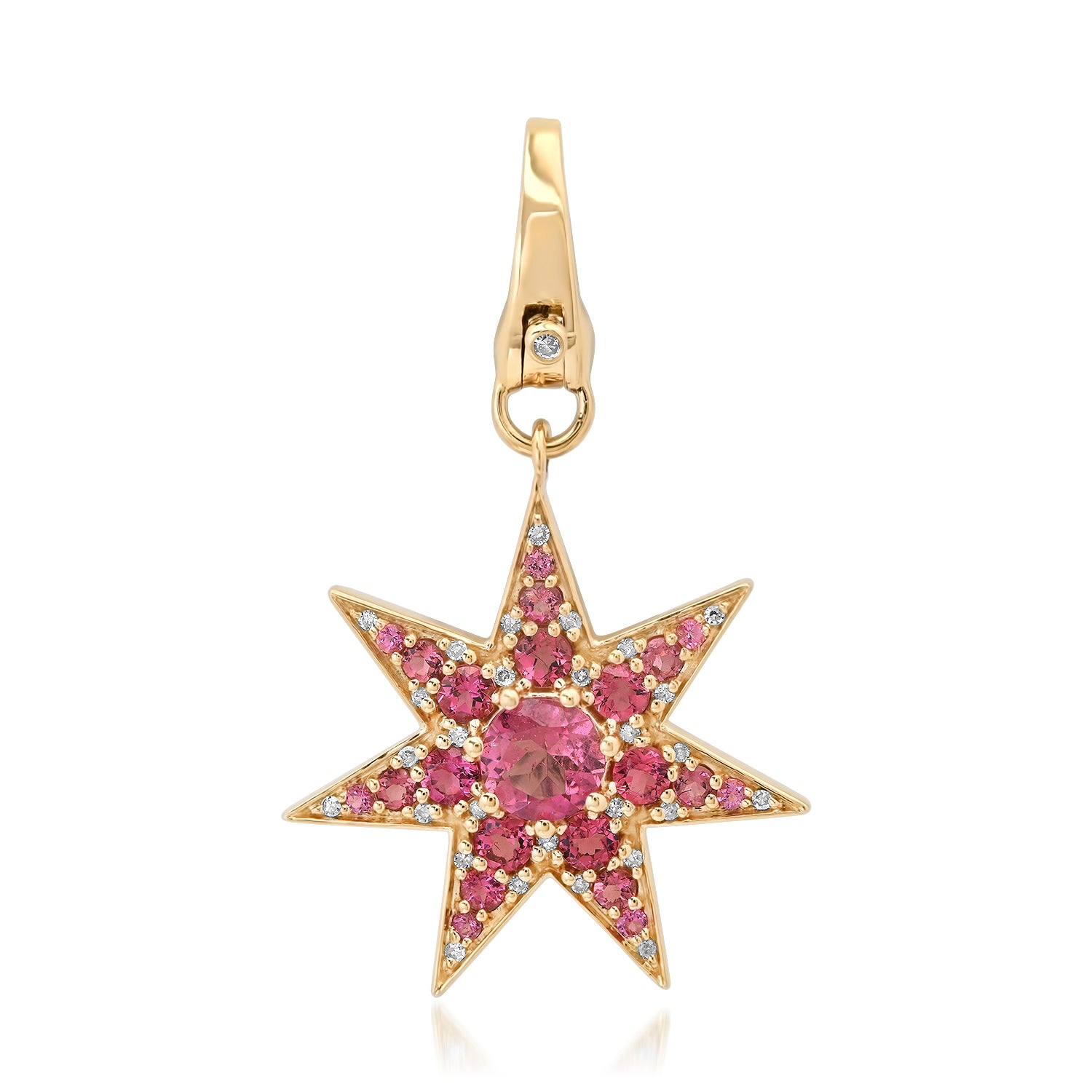 Gemstone Starburst Charm
