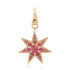 Gemstone Starburst Charm