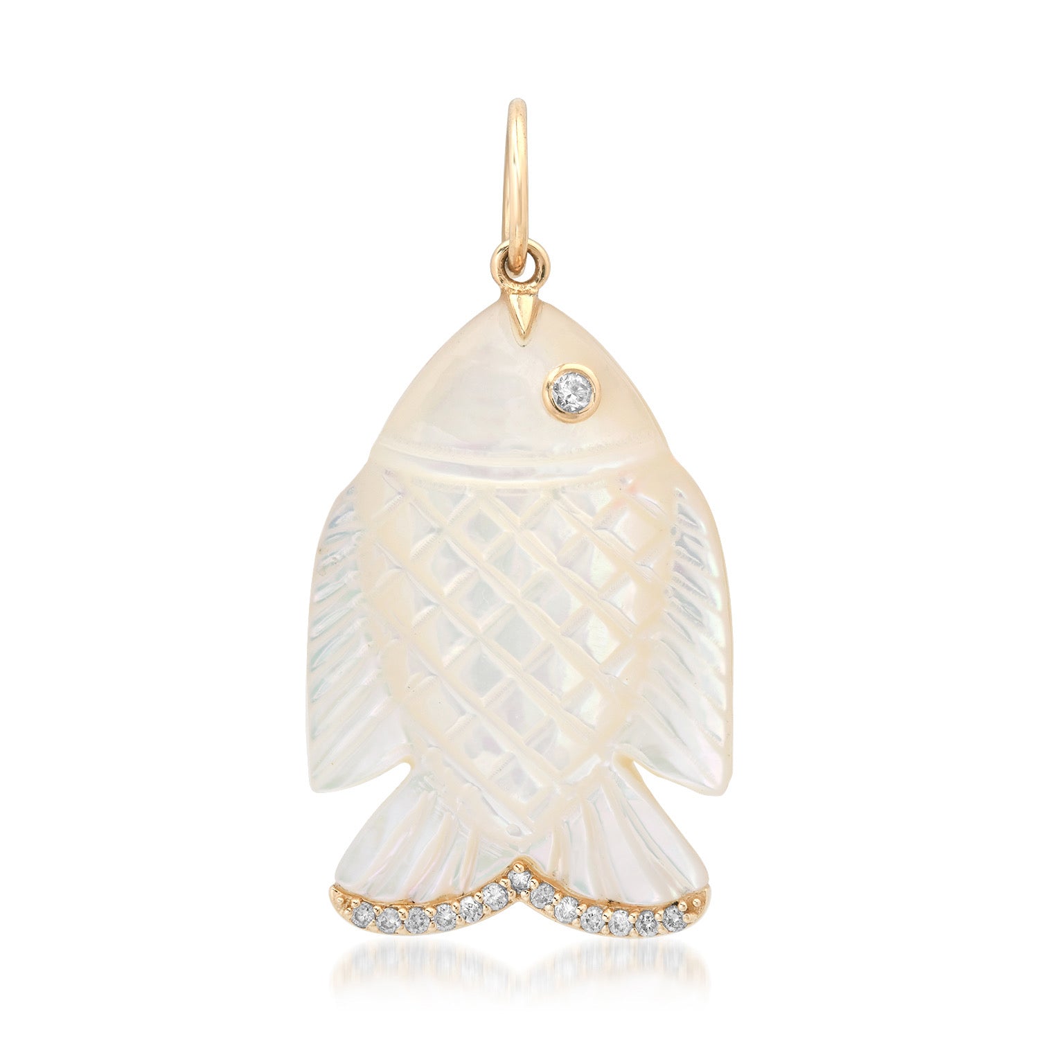 Playa Perfect Gemstone & Diamond Fish Charm